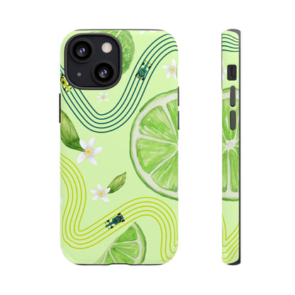 Green F1 Aston Martin and Lime Phone Case, Trendy F1 Gift, Formula 1 Gift, Cute Fruit F1 Phone Case, Unique Phone Case