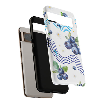 F1 Williams and Blueberries Phone Case, Trendy F1 Gift, Formula 1 Gift, Cute Fruit F1 Phone Case, Unique Phone Case