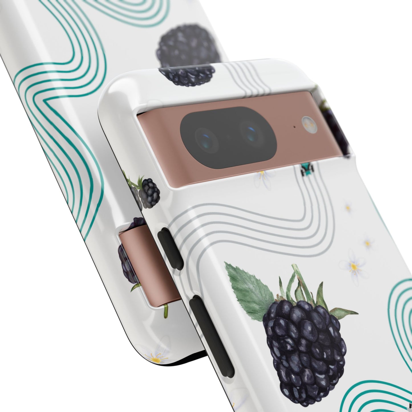F1 Mercedes and Blackberries Phone Case , Trendy F1 Gift, Formula 1 Gift, Cute Fruit F1 Phone Case, Unique Phone Case