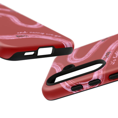 Red and Pink Lights Out F1 Phone Case Design, Trendy F1 Gift, Formula 1 Gift, Cute F1 Phone Case, Unique Formula One Phone Case