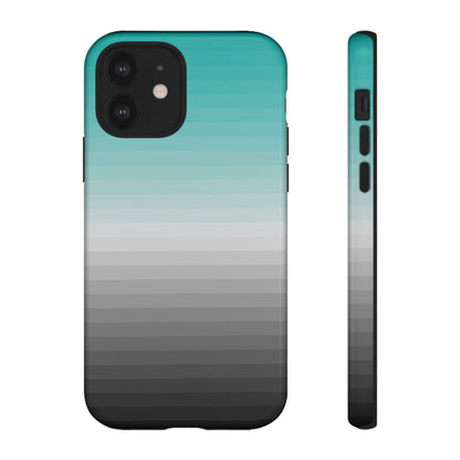Mercedes F1 Phone Case Pixelated Team Colors, Trendy F1 Gift, Formula 1 Gift, Cute F1 Phone Case