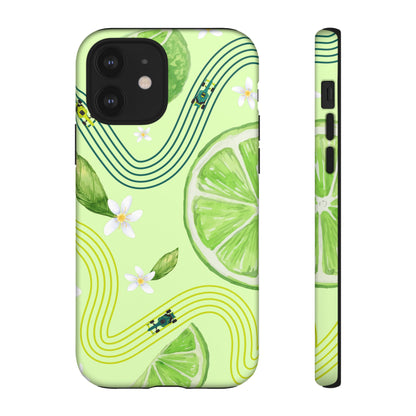 Green F1 Aston Martin and Lime Phone Case, Trendy F1 Gift, Formula 1 Gift, Cute Fruit F1 Phone Case, Unique Phone Case