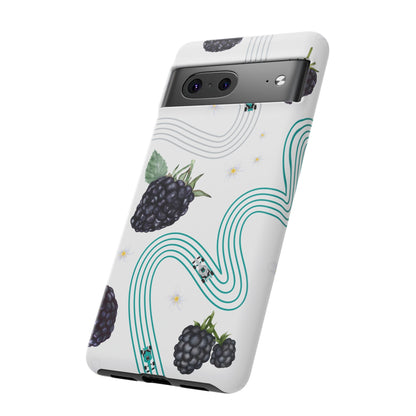 F1 Mercedes and Blackberries Phone Case , Trendy F1 Gift, Formula 1 Gift, Cute Fruit F1 Phone Case, Unique Phone Case