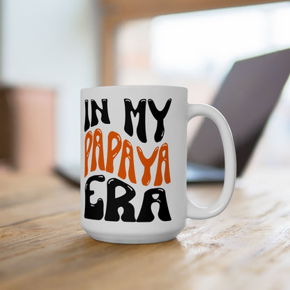 F1 McLaren In My Papaya Era Mug, 11oz or 15oz Formula 1 Coffee Mug, Gift for Formula One Fan,