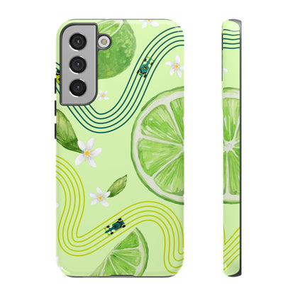 Green F1 Aston Martin and Lime Phone Case, Trendy F1 Gift, Formula 1 Gift, Cute Fruit F1 Phone Case, Unique Phone Case