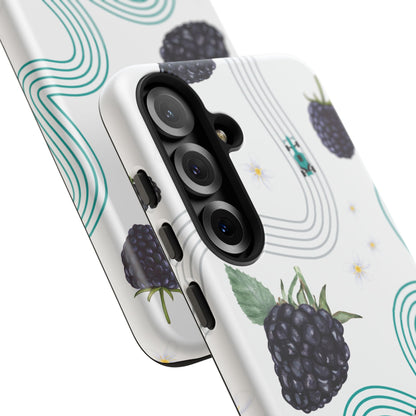 F1 Mercedes and Blackberries Phone Case , Trendy F1 Gift, Formula 1 Gift, Cute Fruit F1 Phone Case, Unique Phone Case