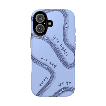 Blue Lights Out F1 Phone Case Design, Trendy F1 Gift, Formula 1 Gift, Cute F1 Phone Case, Unique Formula One Phone Case