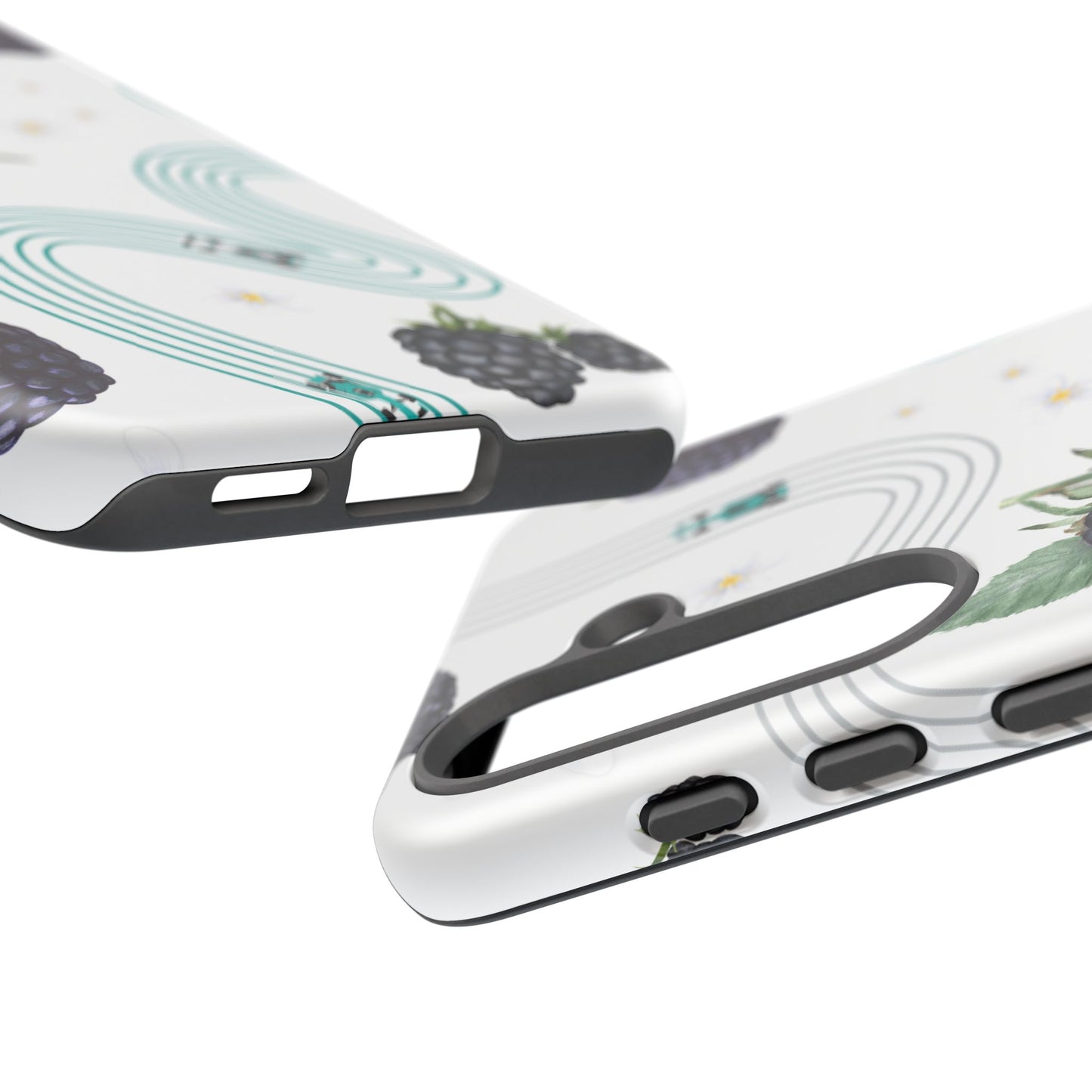 F1 Mercedes and Blackberries Phone Case , Trendy F1 Gift, Formula 1 Gift, Cute Fruit F1 Phone Case, Unique Phone Case
