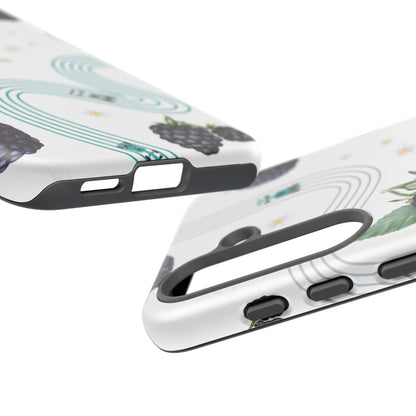 F1 Mercedes and Blackberries Phone Case , Trendy F1 Gift, Formula 1 Gift, Cute Fruit F1 Phone Case, Unique Phone Case