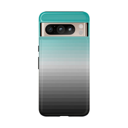 Mercedes F1 Phone Case Pixelated Team Colors, Trendy F1 Gift, Formula 1 Gift, Cute F1 Phone Case
