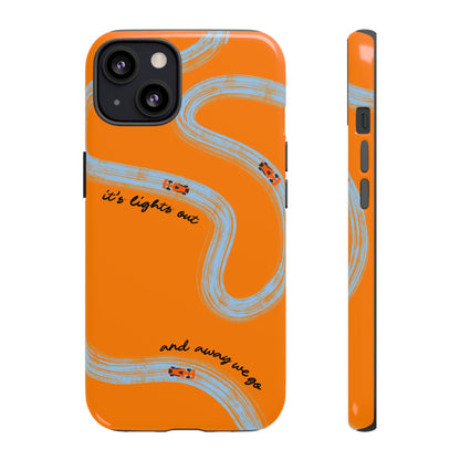F1 Phone Case McLaren Painted "its lights out and away we go", Trendy F1 Gift, Formula 1 Gift, Cute F1 Phone Case, Phone Case