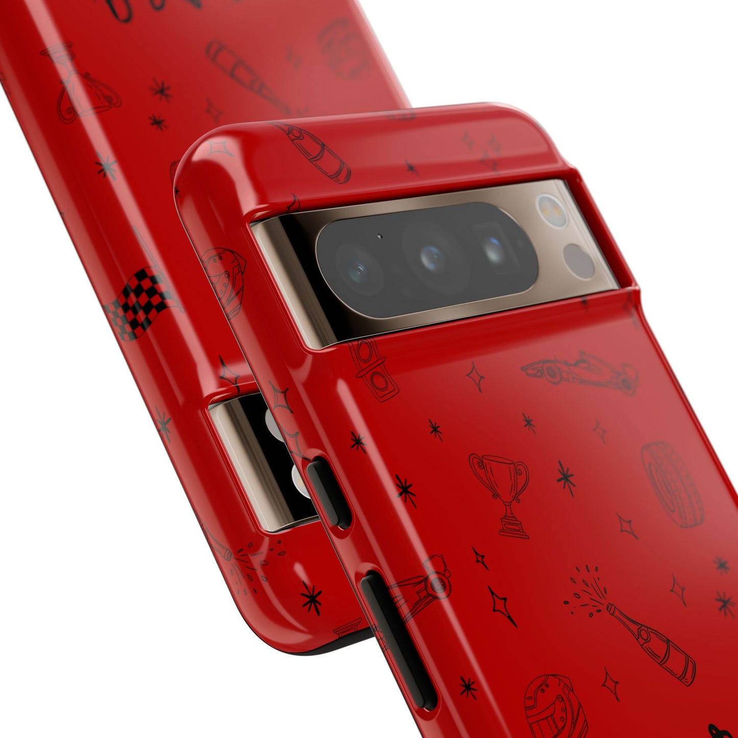 F1 Ferrari Racing Doodle "Forza Ferrari" F1 Phone Case Design