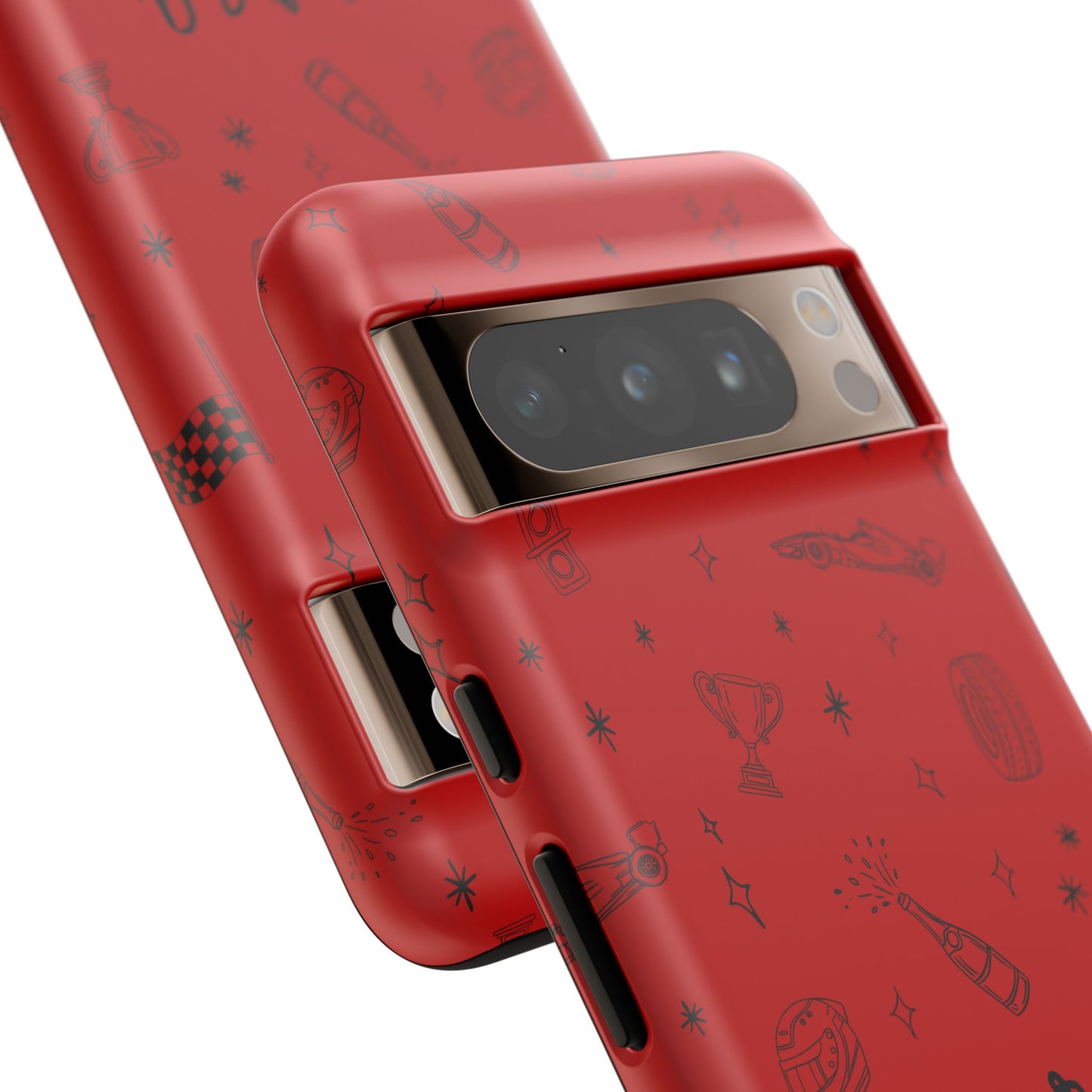 F1 Ferrari Racing Doodle "Forza Ferrari" F1 Phone Case Design