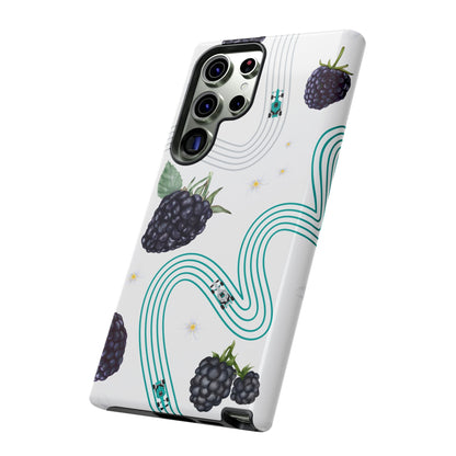 F1 Mercedes and Blackberries Phone Case , Trendy F1 Gift, Formula 1 Gift, Cute Fruit F1 Phone Case, Unique Phone Case