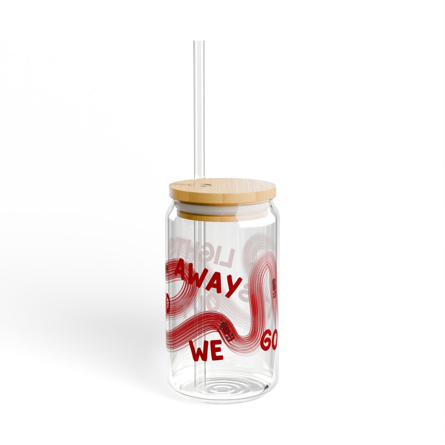 F1 Red It's Lights Out sipper glass | 16oz