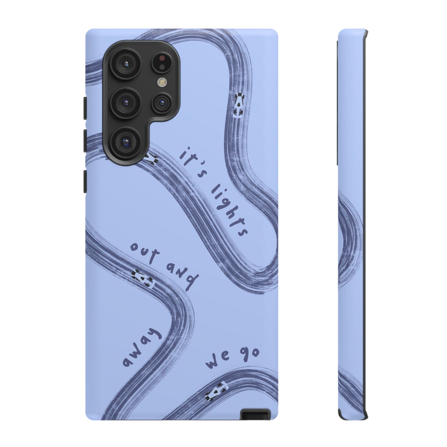 Blue Lights Out F1 Phone Case Design, Trendy F1 Gift, Formula 1 Gift, Cute F1 Phone Case, Unique Formula One Phone Case