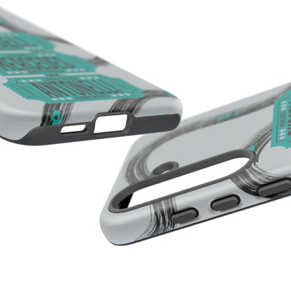 Mercedes F1 Phone Case Painted Ticket Stubs, Trendy F1 Gift, Formula 1 Gift, Cute F1 Phone Case