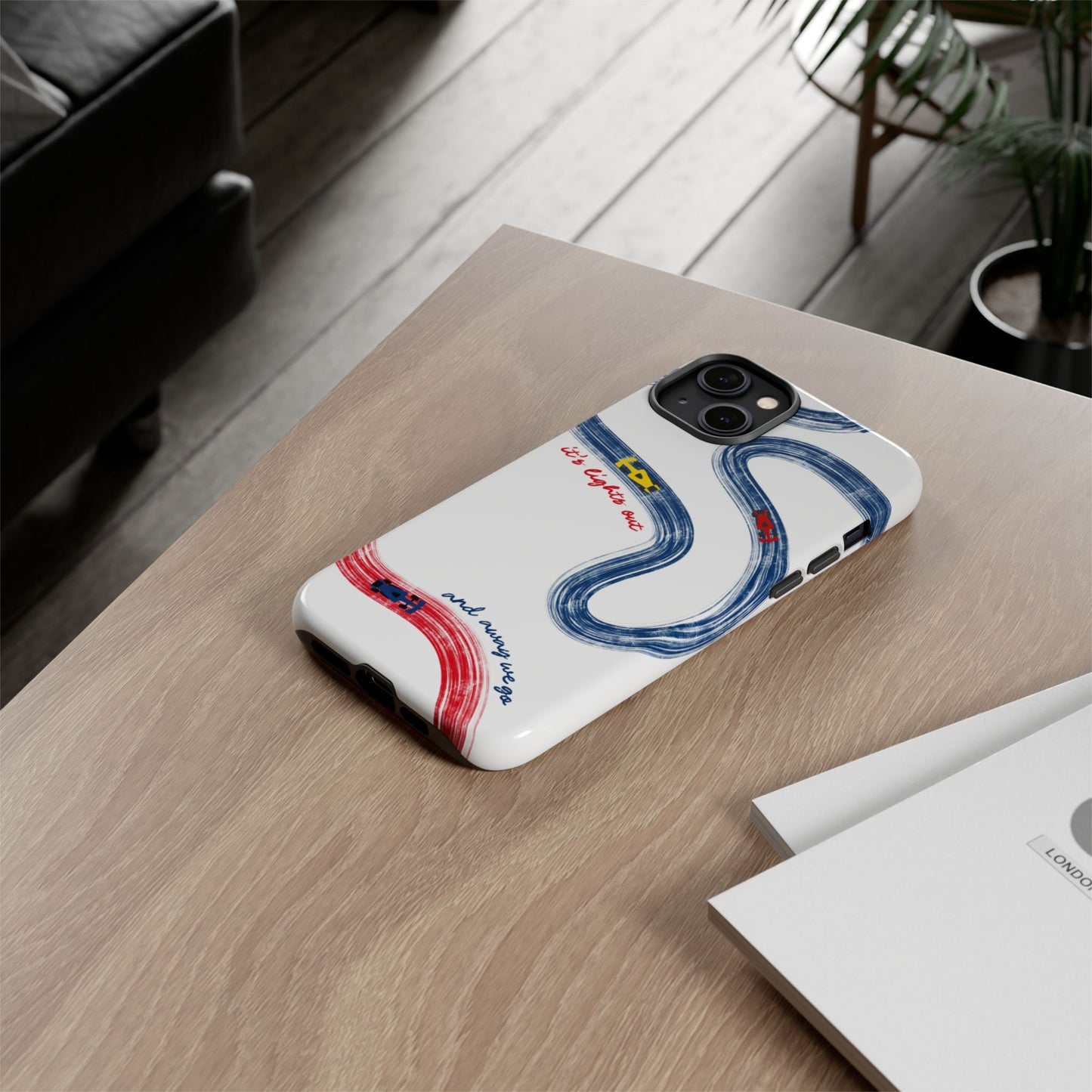 F1 Red Bull Racing Painted Track F1 Phone Case Design