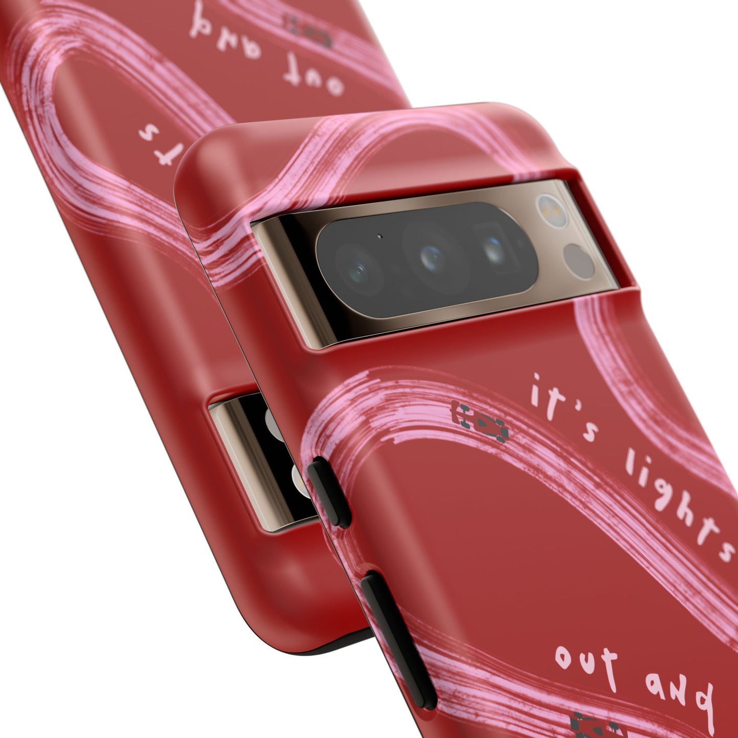 Red and Pink Lights Out F1 Phone Case Design, Trendy F1 Gift, Formula 1 Gift, Cute F1 Phone Case, Unique Formula One Phone Case