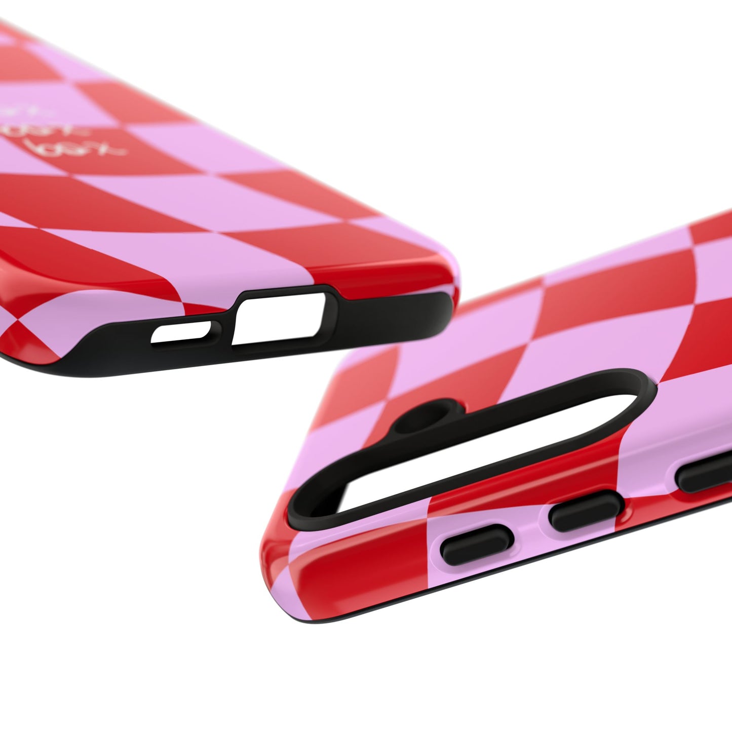 Pink and Red Checkered F1 Phone Case, Box Box Box F1 Phone Case