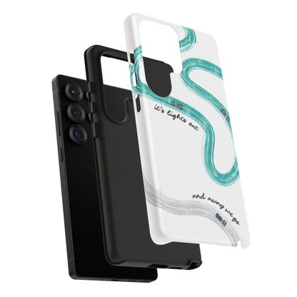 Mercedes F1 Phone Case Painted "its lights out and away we go", Trendy F1 Gift, Formula 1 Gift, Cute F1 Phone Case