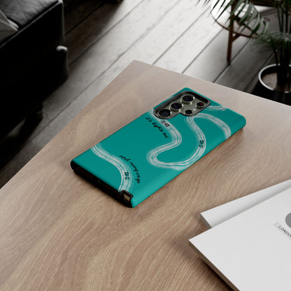 Mercedes F1 Phone Case Painted "its lights out and away we go", Trendy F1 Gift, Formula 1 Gift, Cute F1 Phone Case