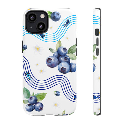 F1 Williams and Blueberries Phone Case, Trendy F1 Gift, Formula 1 Gift, Cute Fruit F1 Phone Case, Unique Phone Case