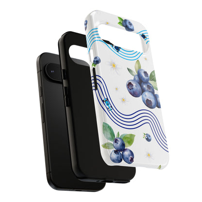 F1 Williams and Blueberries Phone Case, Trendy F1 Gift, Formula 1 Gift, Cute Fruit F1 Phone Case, Unique Phone Case