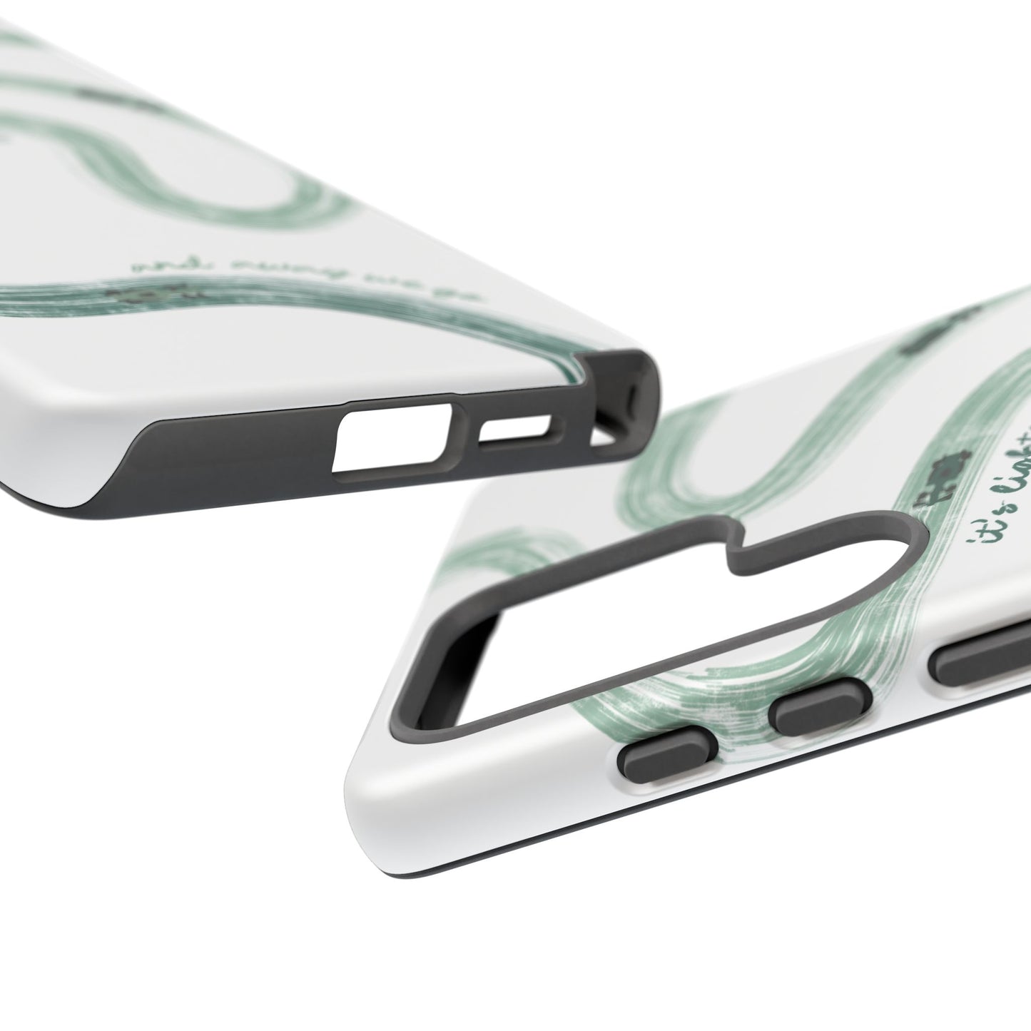 F1 Phone Case Green Painted "its lights out and away we go", Trendy F1 Gift, Formula 1 Gift, Cute F1 Phone Case, Gift for F1 Fans