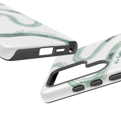 F1 Phone Case Green Painted "its lights out and away we go", Trendy F1 Gift, Formula 1 Gift, Cute F1 Phone Case, Gift for F1 Fans