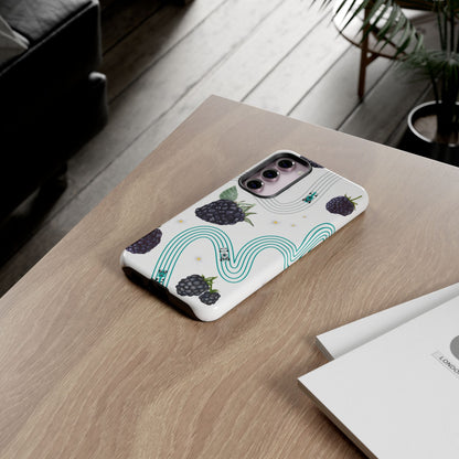 F1 Mercedes and Blackberries Phone Case , Trendy F1 Gift, Formula 1 Gift, Cute Fruit F1 Phone Case, Unique Phone Case
