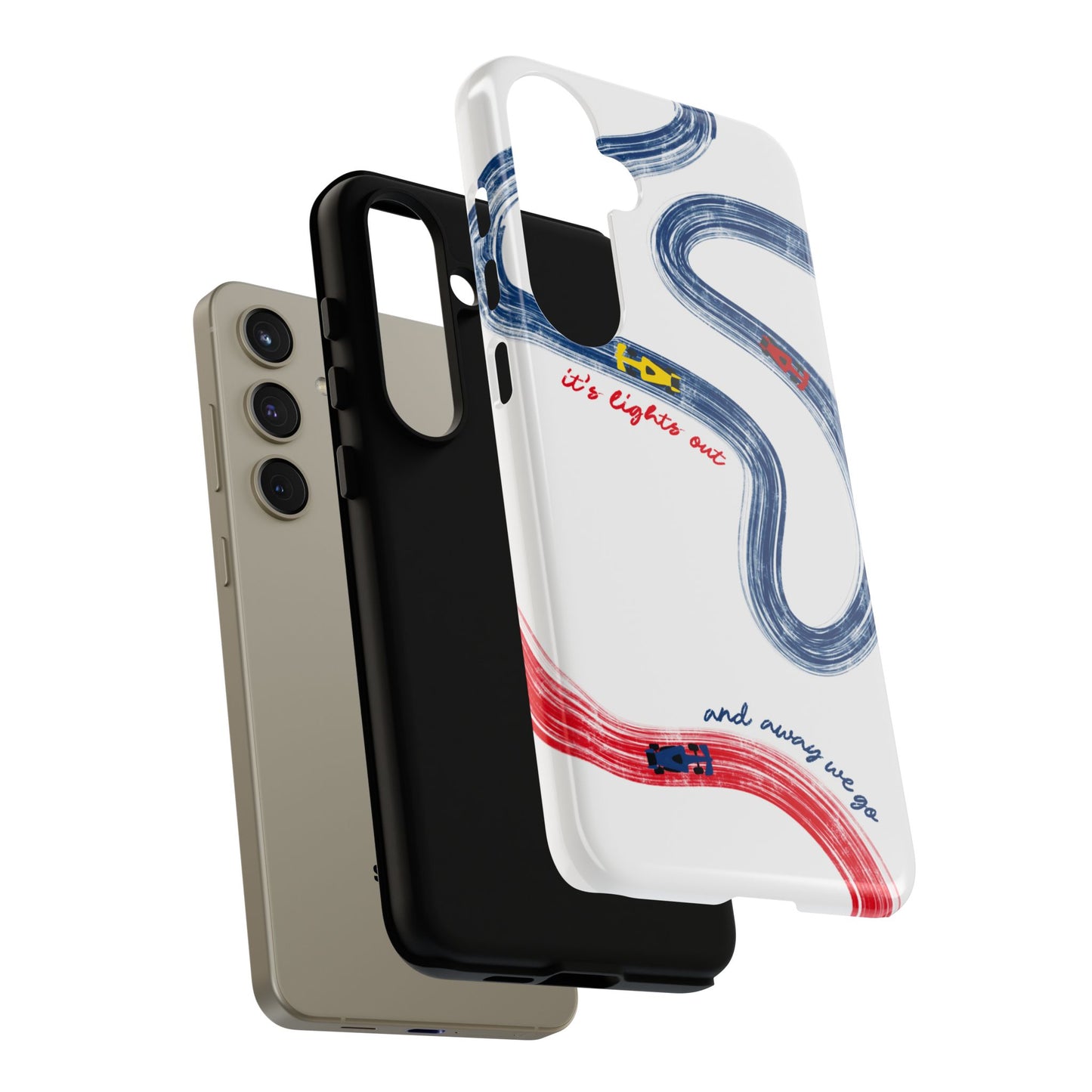 F1 Red Bull Racing Painted Track F1 Phone Case Design