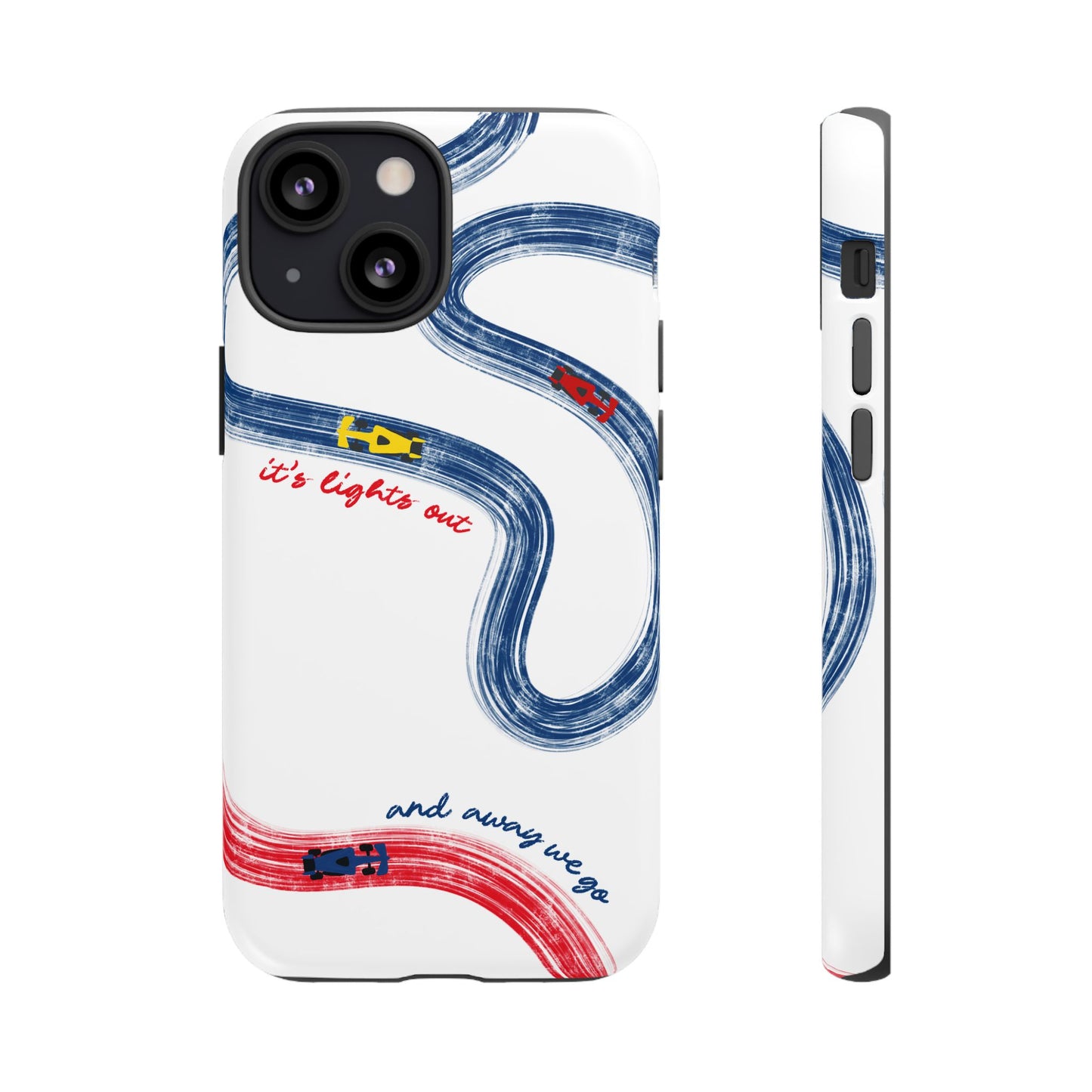 F1 Red Bull Racing Painted Track F1 Phone Case Design