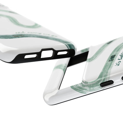 F1 Phone Case Green Painted "its lights out and away we go", Trendy F1 Gift, Formula 1 Gift, Cute F1 Phone Case, Gift for F1 Fans