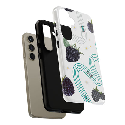 F1 Mercedes and Blackberries Phone Case , Trendy F1 Gift, Formula 1 Gift, Cute Fruit F1 Phone Case, Unique Phone Case