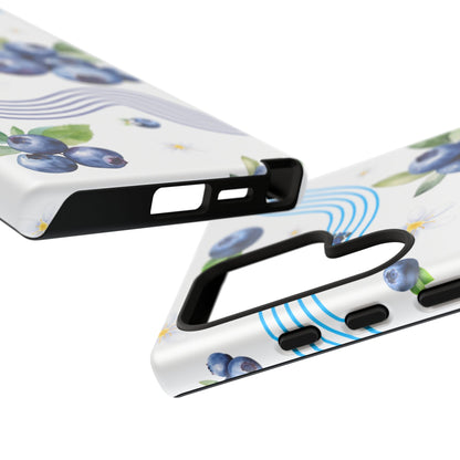 F1 Williams and Blueberries Phone Case, Trendy F1 Gift, Formula 1 Gift, Cute Fruit F1 Phone Case, Unique Phone Case