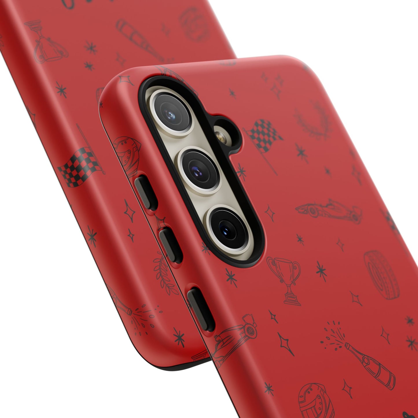 F1 Ferrari Racing Doodle "Forza Ferrari" F1 Phone Case Design