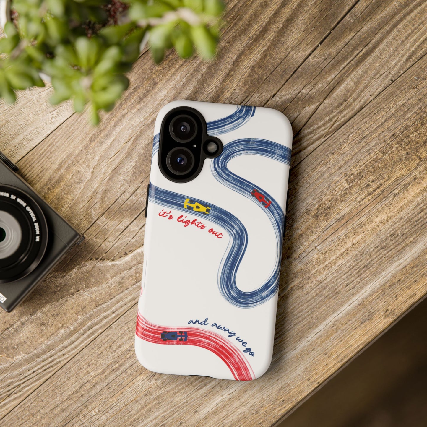 F1 Red Bull Racing Painted Track F1 Phone Case Design