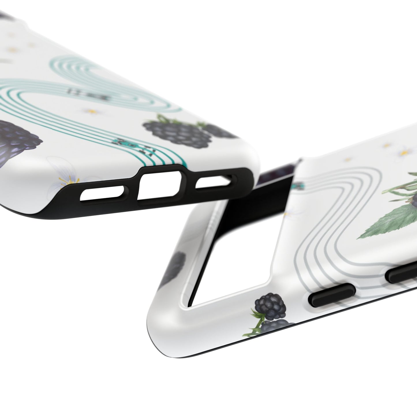 F1 Mercedes and Blackberries Phone Case , Trendy F1 Gift, Formula 1 Gift, Cute Fruit F1 Phone Case, Unique Phone Case