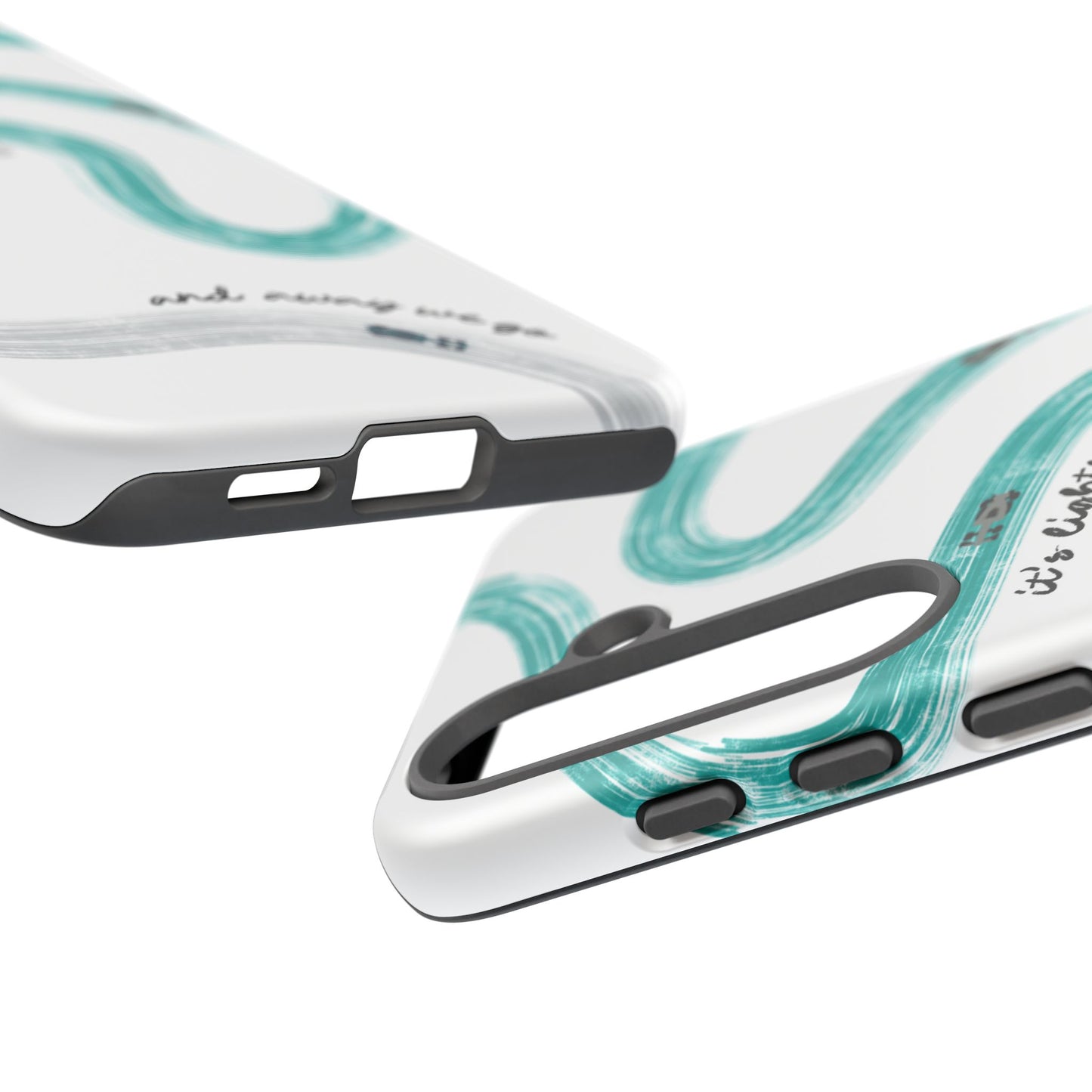 Mercedes F1 Phone Case Painted "its lights out and away we go", Trendy F1 Gift, Formula 1 Gift, Cute F1 Phone Case
