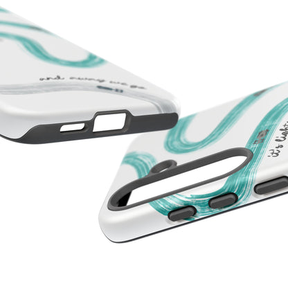 Mercedes F1 Phone Case Painted "its lights out and away we go", Trendy F1 Gift, Formula 1 Gift, Cute F1 Phone Case