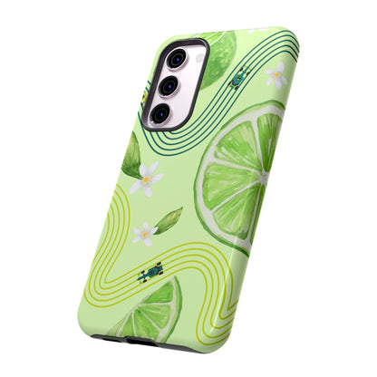 Green F1 Aston Martin and Lime Phone Case, Trendy F1 Gift, Formula 1 Gift, Cute Fruit F1 Phone Case, Unique Phone Case