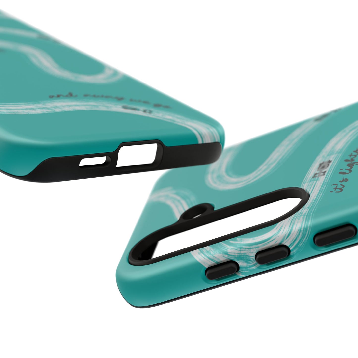Mercedes F1 Phone Case Painted "its lights out and away we go", Trendy F1 Gift, Formula 1 Gift, Cute F1 Phone Case