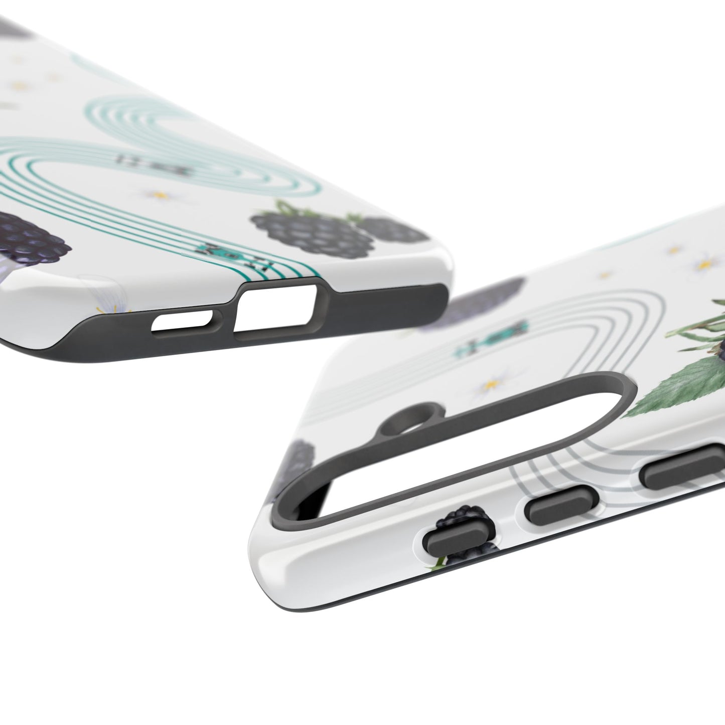 F1 Mercedes and Blackberries Phone Case , Trendy F1 Gift, Formula 1 Gift, Cute Fruit F1 Phone Case, Unique Phone Case