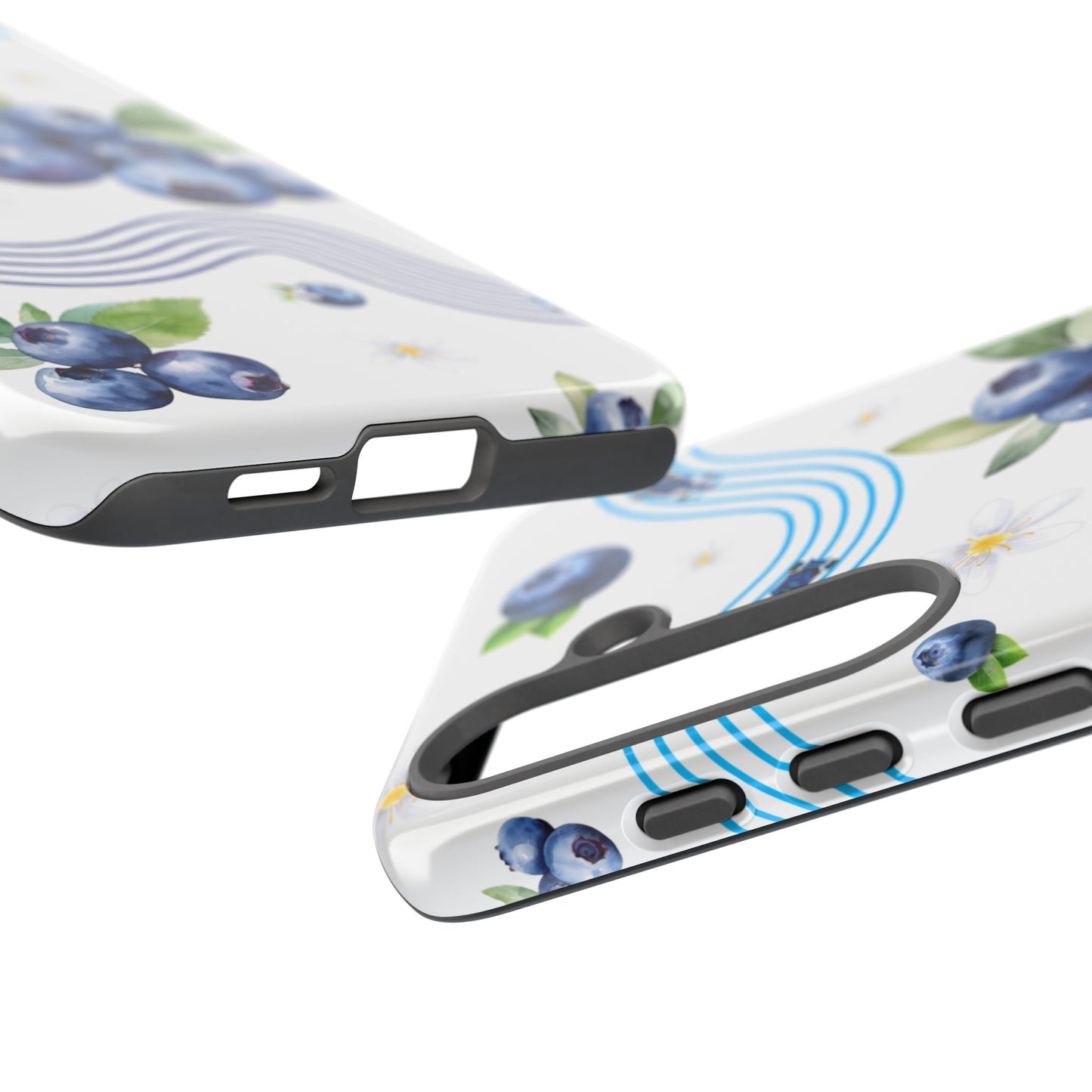 F1 Williams and Blueberries Phone Case, Trendy F1 Gift, Formula 1 Gift, Cute Fruit F1 Phone Case, Unique Phone Case