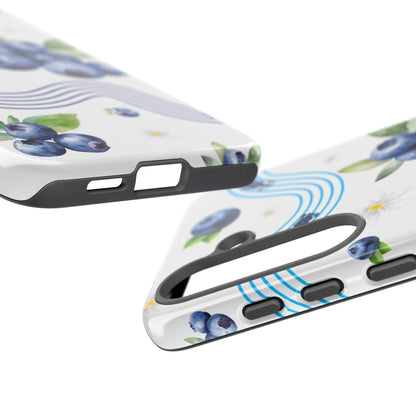 F1 Williams and Blueberries Phone Case, Trendy F1 Gift, Formula 1 Gift, Cute Fruit F1 Phone Case, Unique Phone Case