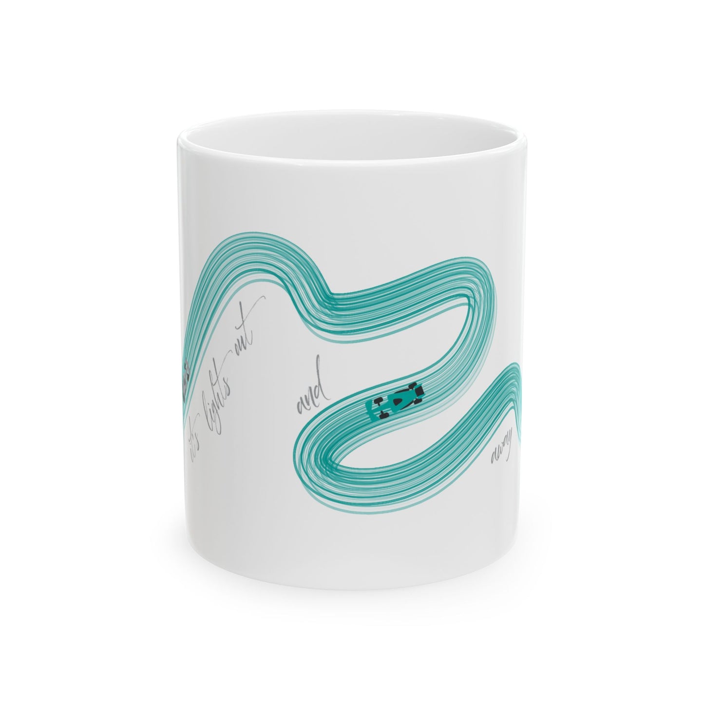 Mercedes F1  Mug - It's Lights Out and Away We Go Mug
