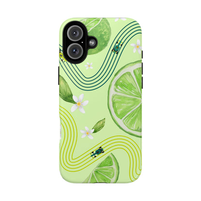 Green F1 Aston Martin and Lime Phone Case, Trendy F1 Gift, Formula 1 Gift, Cute Fruit F1 Phone Case, Unique Phone Case