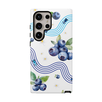F1 Williams and Blueberries Phone Case, Trendy F1 Gift, Formula 1 Gift, Cute Fruit F1 Phone Case, Unique Phone Case