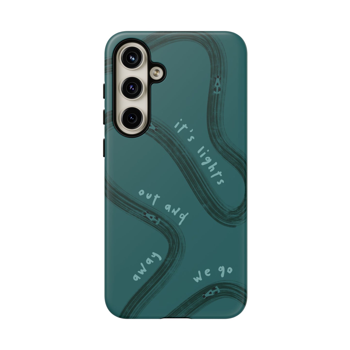 Teal Lights Out F1 Phone Case Design, Trendy F1 Gift, Formula 1 Gift, Cute F1 Phone Case, Unique Formula One Phone Case